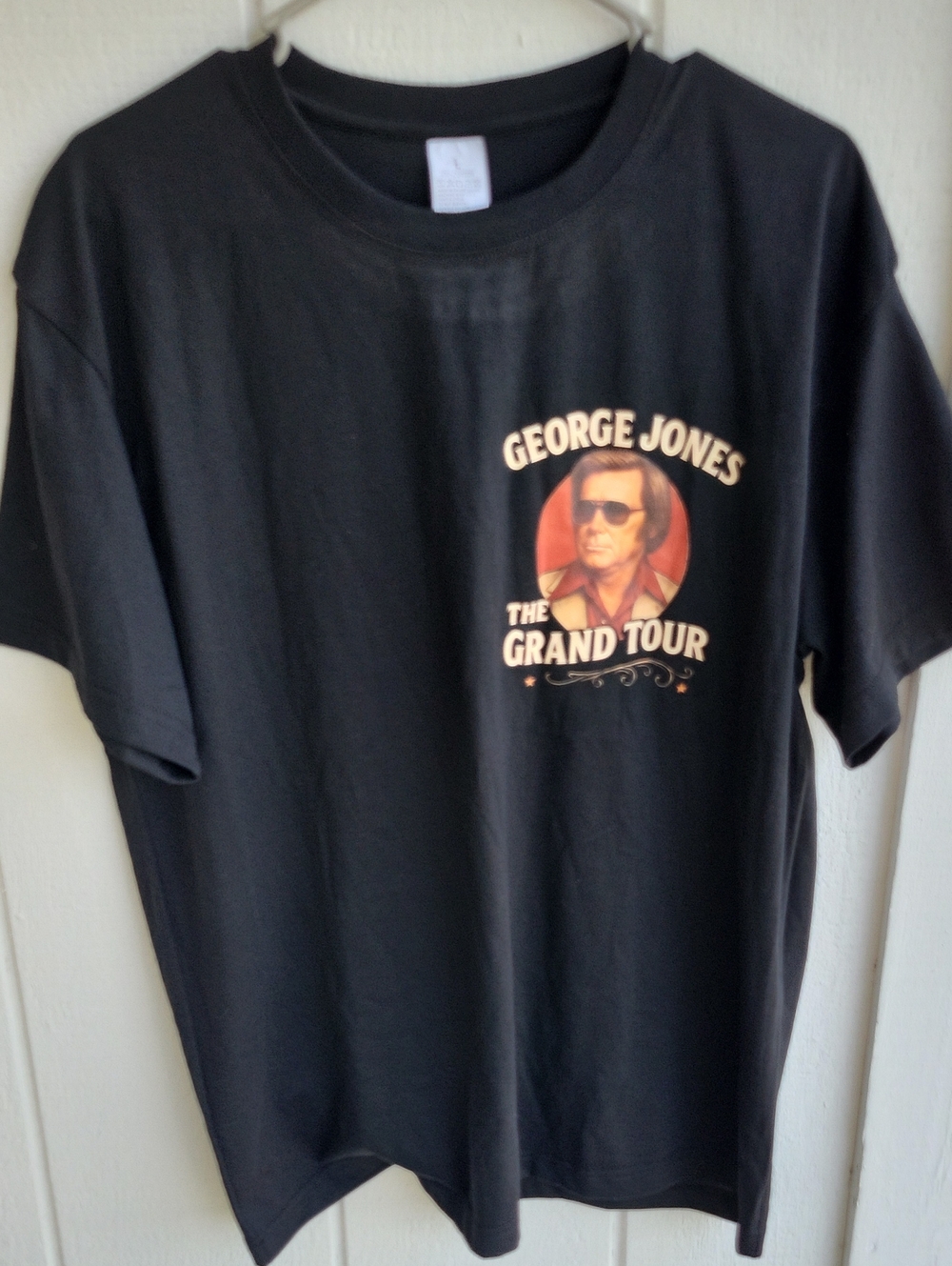 George Jones The Grand Tour Black Tee Shirt